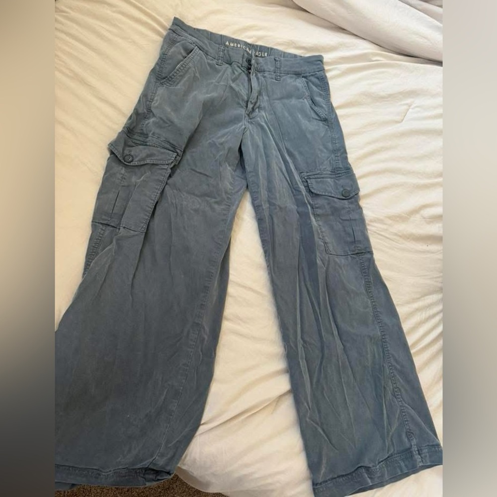 American eagle dreamy drape cargo pants